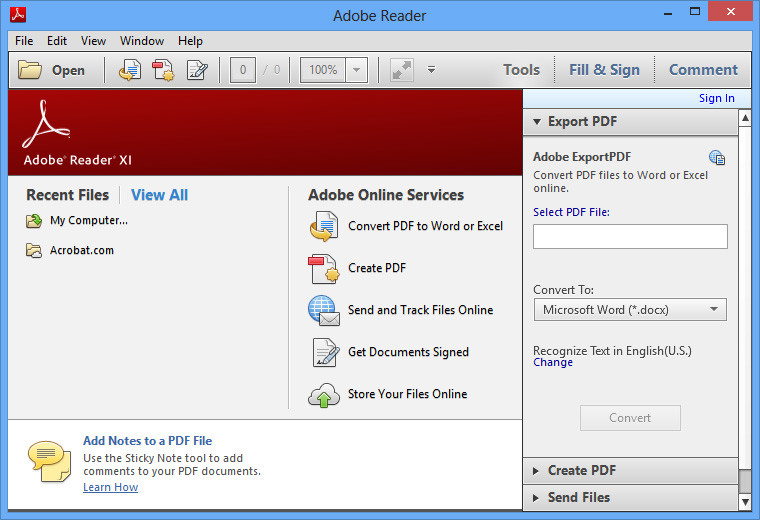 adobe reader 11 free download for windows 8.1