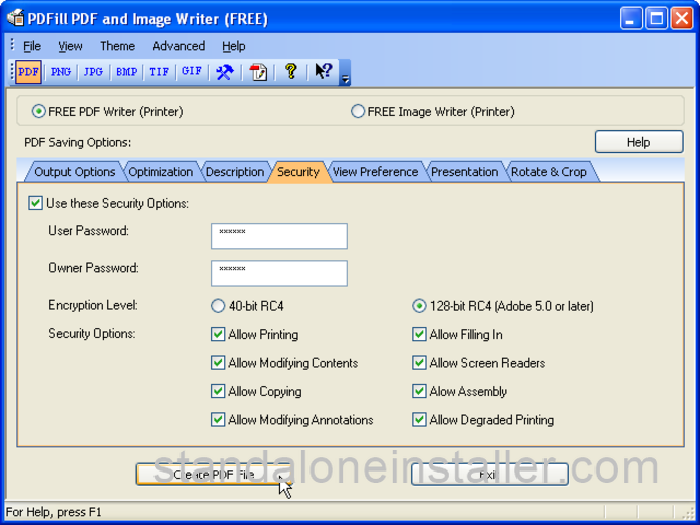 PDFill FREE PDF & Image Writer