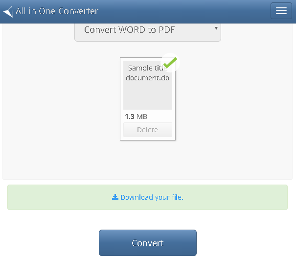 word to pdf converter download